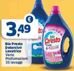 Sigma Bio Presto Detersivo Lavatrice offerta