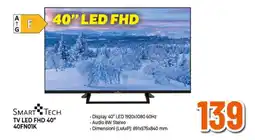 Ipercoop SMART TECH TV LED FHD 40" 40FN01K offerta