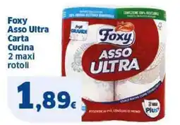 Sigma Foxy Asso Ultra Carta Cucina 2 maxi rotoli offerta