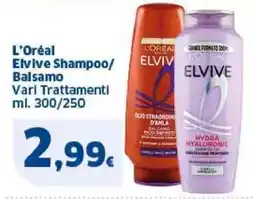 Sigma L'Oréal Elvive Shampoo/ Balsamo offerta