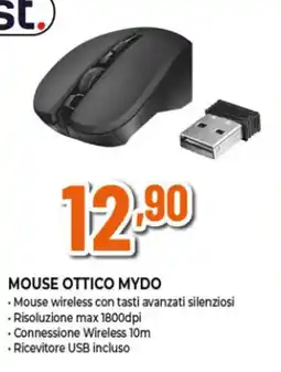 Ipercoop Trust mouse ottico mydo offerta