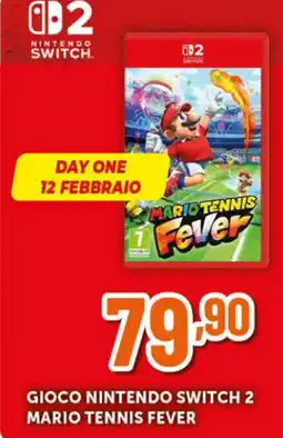 Ipercoop Gioco nintendo switch 2 mario tennis fever offerta