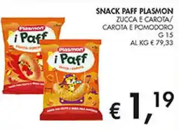 Coal Snack paff PLASMON offerta