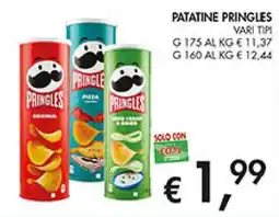Coal Patatine PRINGLES offerta