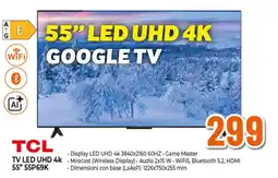 Ipercoop TCL TV LED UHD 4k 55” 55P69K offerta