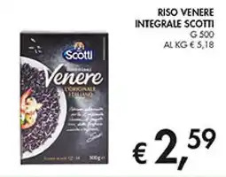 Coal Riso venere integrale SCOTTI offerta
