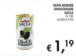 Coal Olive morate snocciolate SACLÀ offerta