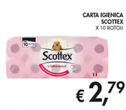 Coal Carta igienica SCOTTEX offerta