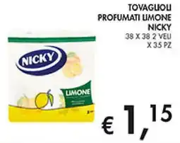 Coal Tovagliou profumati limone NICKY offerta