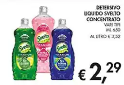 Coal Detersivo liquido svelto concentrato offerta