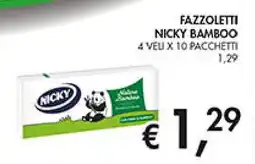 Coal Fazzoletti NICKY BAMBOO offerta