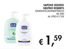 Coal Sapone liquido NEUTRO ROBERTS offerta