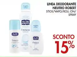 Coal Linea deodorante NEUTRO ROBERT offerta