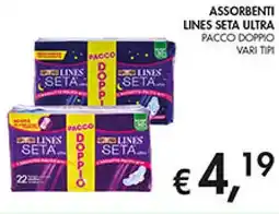 Coal Assorbenti lines SETA ULTRA offerta