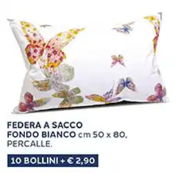 Coal Federa a sacco fondo bianco cm 50 x 80. percalle offerta