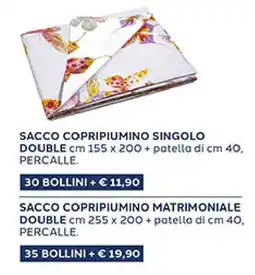 Coal Sacco copripiumino singolo double offerta