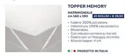 Coal Topper memory matrimoniale offerta