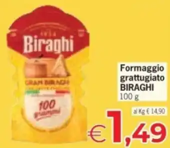 Despar Formaggio grattugiato BIRAGHI offerta