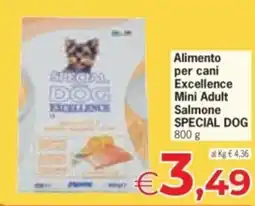 Despar Alimento per cani Excellence Mini Adult Salmone SPECIAL DOG offerta