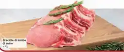 Despar Braciole di lombo di suino offerta