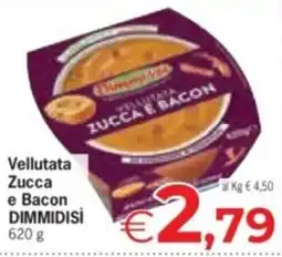 Despar Vellutata Zucca e Bacon DIMMIDISI offerta