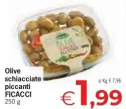 Despar Olive schiacciate piccanti FICACCI offerta