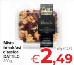 Despar Misto breakfast classico DATTILO offerta