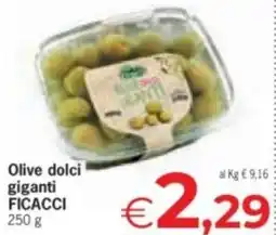 Despar Olive dolci giganti FICACCI offerta