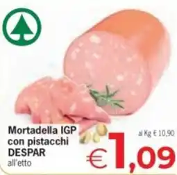 Despar Mortadella IGP con pistacchi DESPAR offerta