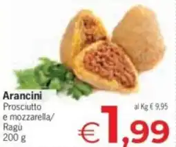 Despar Arancini Prosciutto e mozzarella/ Ragù offerta