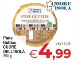 Despar Pane Guttiau CUORE DELL'ISOLA offerta