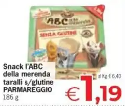 Despar Snack l'ABC della merenda taralli s/glutine PARMAREGGIO offerta