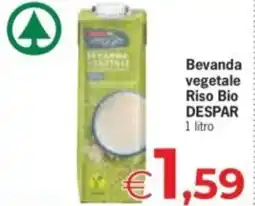 Despar Bevanda vegetale Riso Bio DESPAR offerta