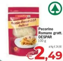 Despar Pecorino Romano gratt. DESPAR offerta