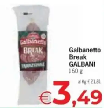 Despar Galbanetto Break GALBANI offerta