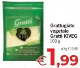 Despar Grattugiato vegetale Gratti IOVEG offerta