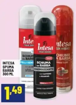 Risparmio Casa Intesa spuma barba offerta