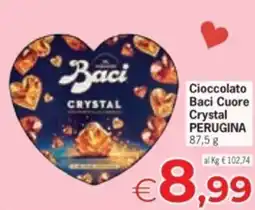 Despar Cioccolato Baci Cuore Crystal PERUGINA offerta