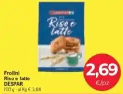 Despar Frollini Riso e latte DESPAR offerta