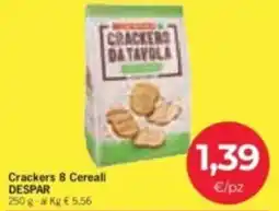 Despar Crackers 8 Cereali DESPAR offerta