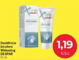 Despar Dentifricio bicolore Whitening DESPAR offerta