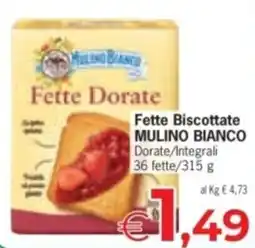 Despar Fette Biscottate MULINO BIANCO offerta