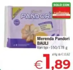 Despar Merenda Pandori BAULI offerta