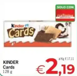 Despar KINDER Cards offerta