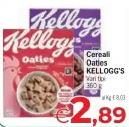 Despar Cereali Oaties KELLOGG'S offerta