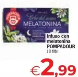 Despar Infuso con melatonina POMPADOUR 18 filtri offerta