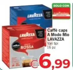 Despar Caffè caps A Modo Mio LAVAZZA offerta