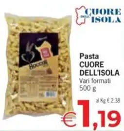 Despar Pasta CUORE DELL'ISOLA offerta