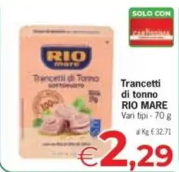 Despar Trancetti di tonno RIO MARE offerta