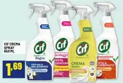 Risparmio Casa Cif crema spray offerta